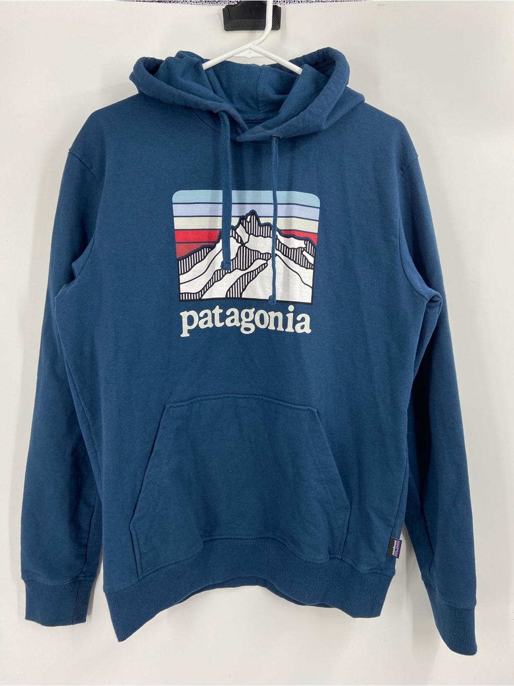 Patagonia Line Logo Ridge Uprisal Hoodie Blue Medium